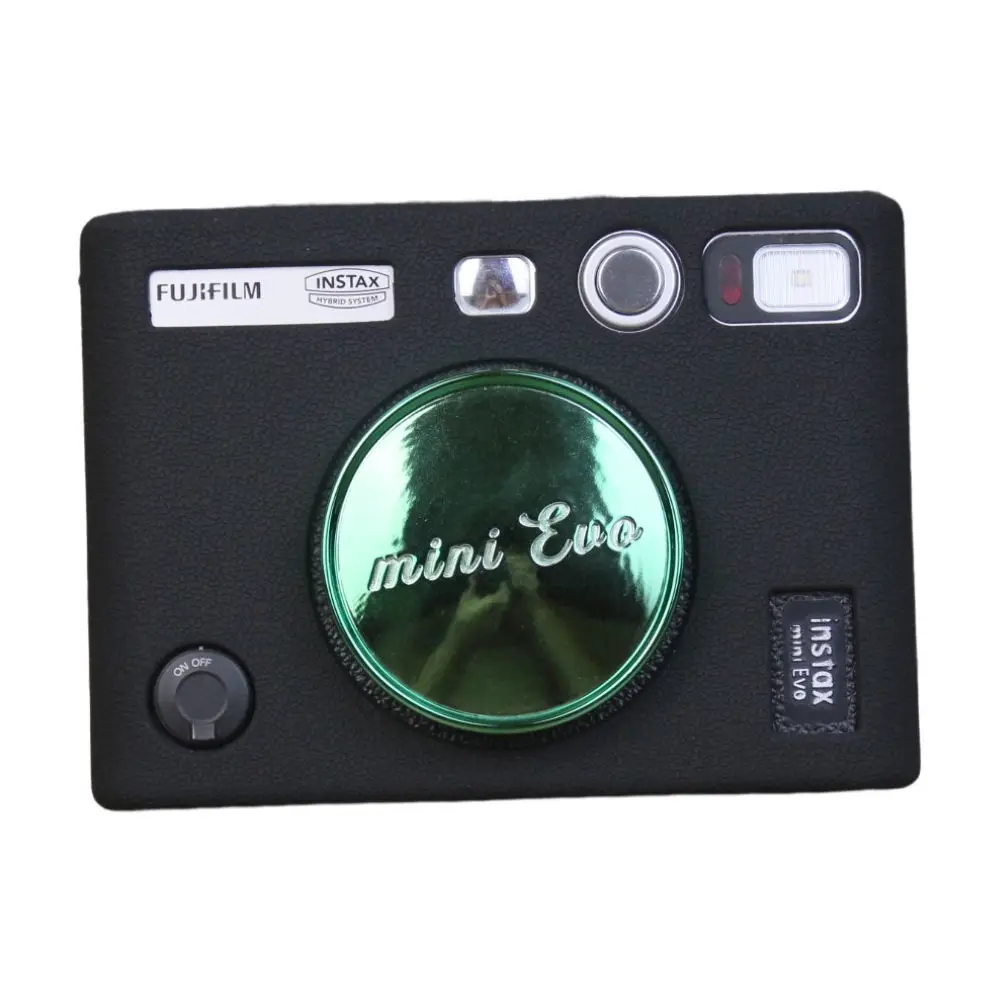 ملحقات كاميرا جديدة لحقيبة حماية من السيليكون لهاتف Fujifilm Instax Mini EVO (أسود/برتقالي/أخضر/أزرق/أبيض)
