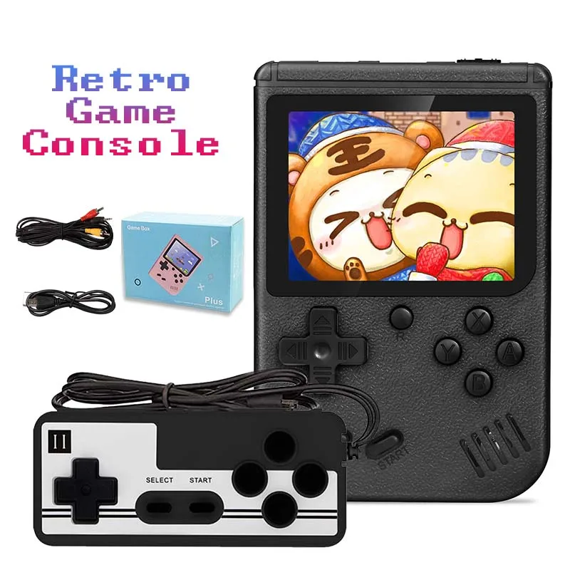 Retro Video Game Console Built-in 800 Classic FC Games Portable Mini Handheld Games Console With 2.8 Inch Color LCD Screen