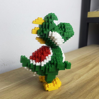 Dinosaur Building Blocks Toys Set offers an engaging and educational experience.Assemble the green Velociraptor and Tyrannosauru