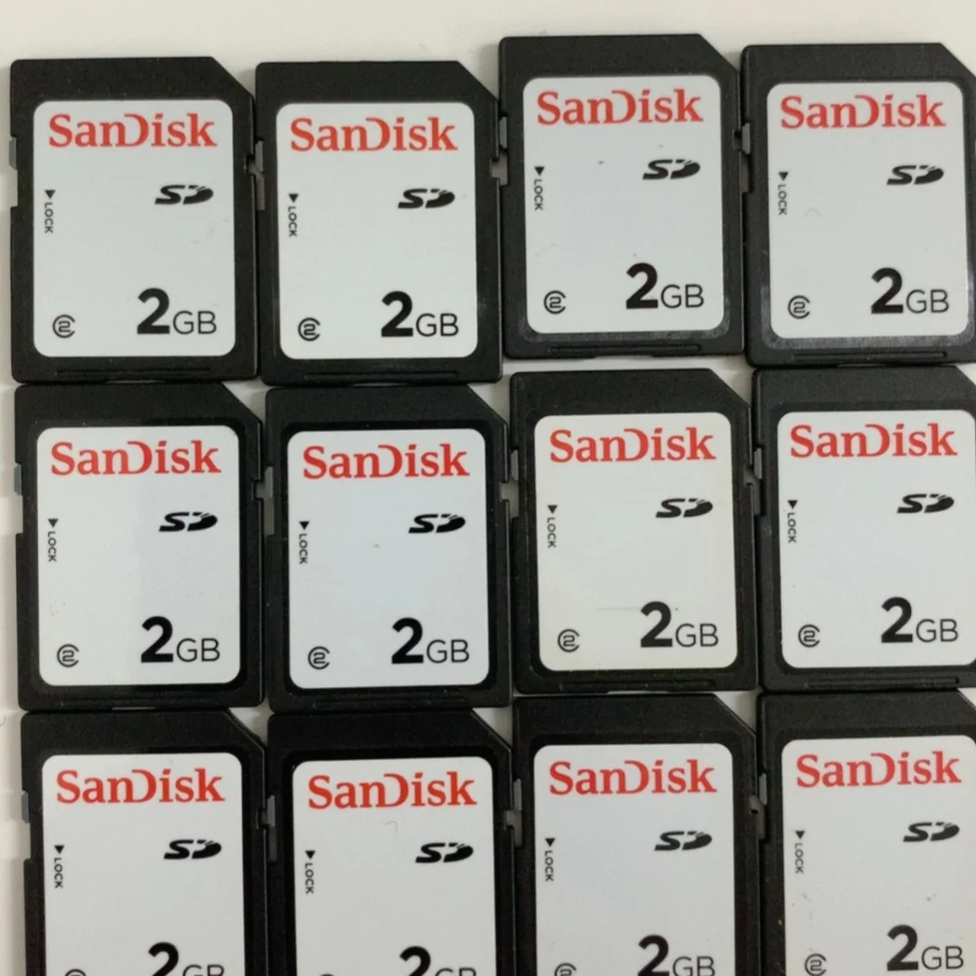 Original Sandisk SD Card 2GB Memory Card for Canon Panasonic CCD digital camera memory card 3D printer CNC CNC Camera Card