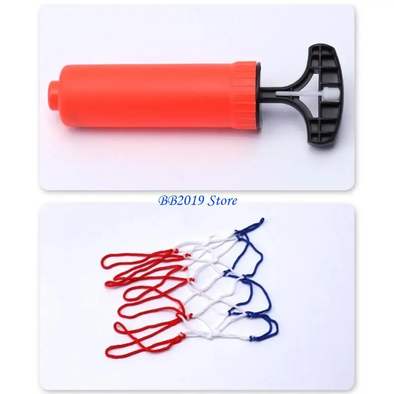 Q0KB ชุดบาสเก็ตบอลในร่มชุดสำหรับ w/สำหรับ t 1 ยางลูก 1 บาสเกตบอลห่วงถ้วยดูดถ้วยเกมคง