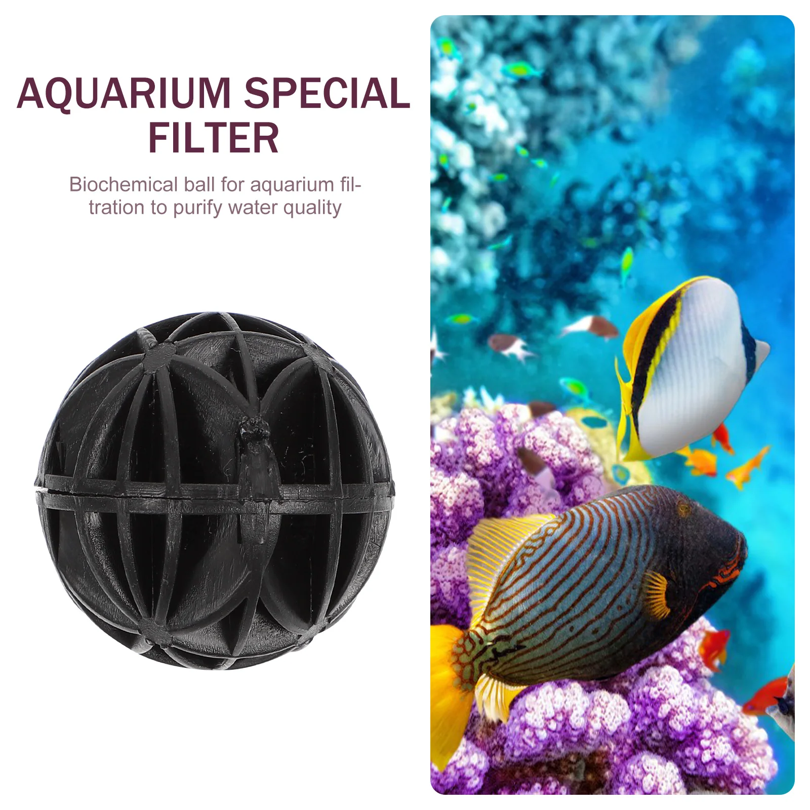 

150 Pcs Biosphere Filtration Material Aquarium Media Creative Balls Fish Tank Filter Supplies