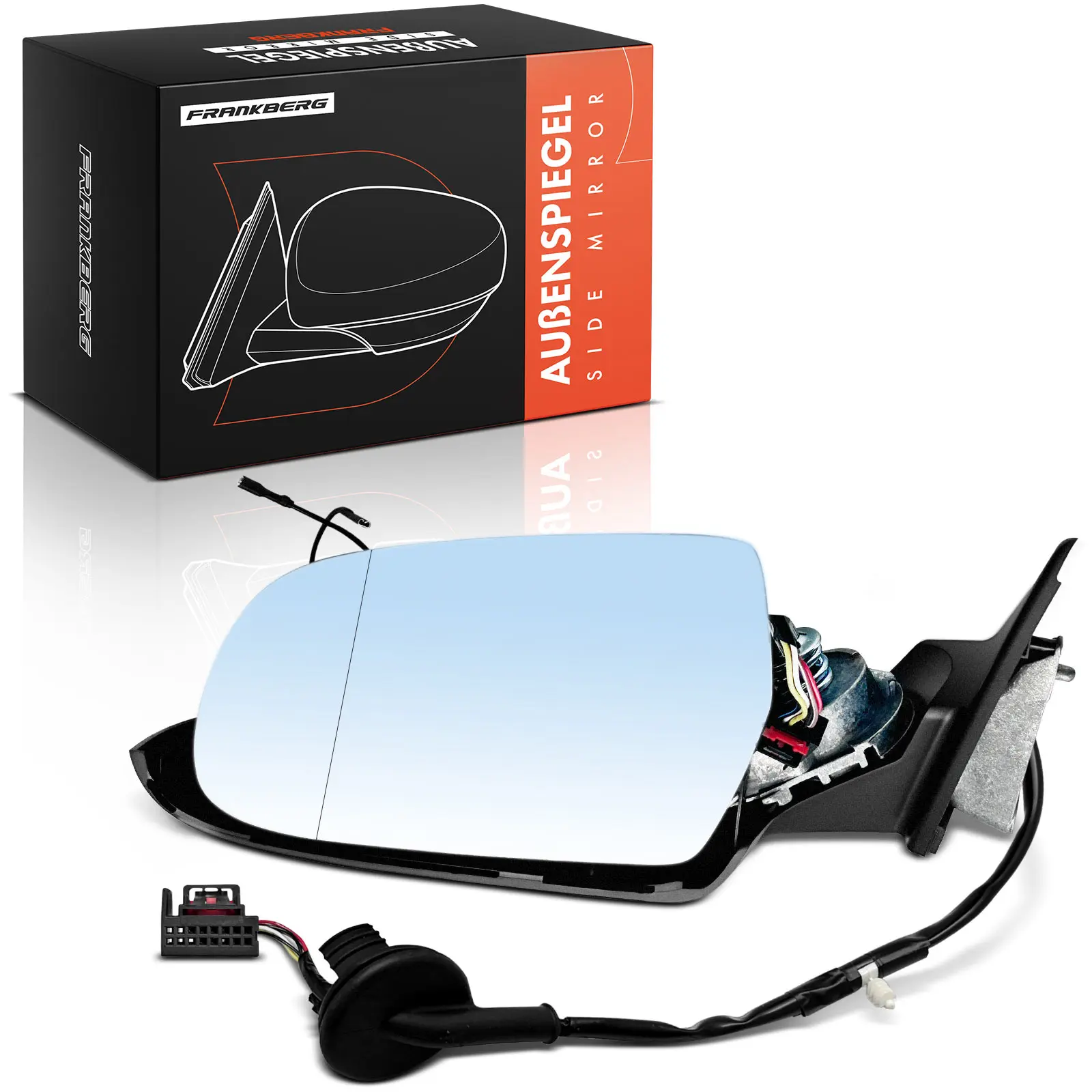Frankberg 1x Buitenspiegel Links voor Audi A3 Sportback 8PA 1.2L 1.4L 1.8L 2.0L 2010-2013 8K0949101D 8K0857535F 8F0857527GRU