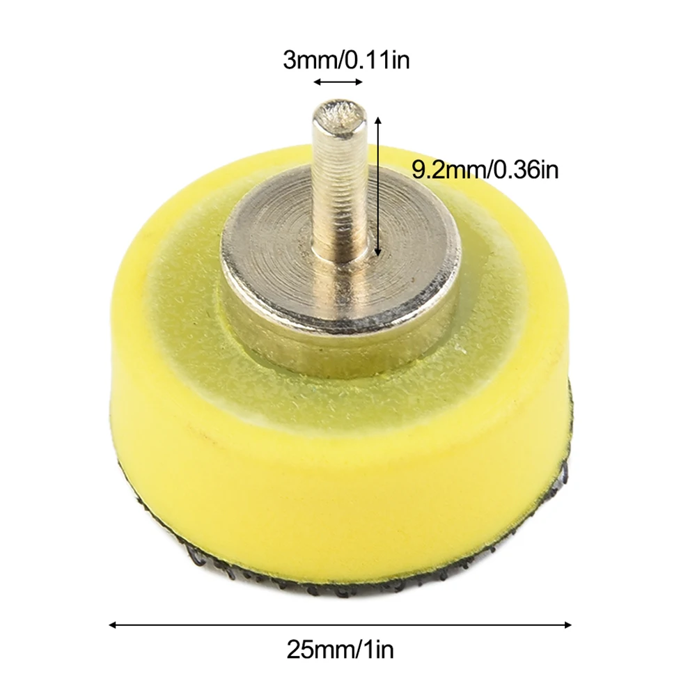 1Inch 3mm Shank Sanding Pad Hook&Loop Backing Pad For D4000 D3000 Rotary Tools Wood Metal Furniture Polishing Abrasive Tools