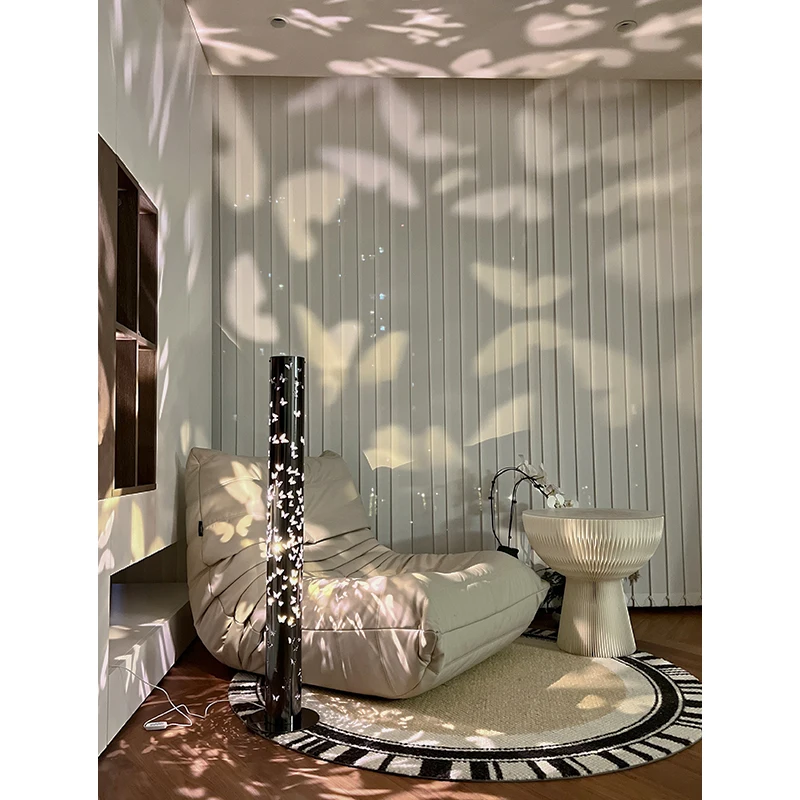 

Light and shadow floor lamp, modern simple butterfly living room bedroom