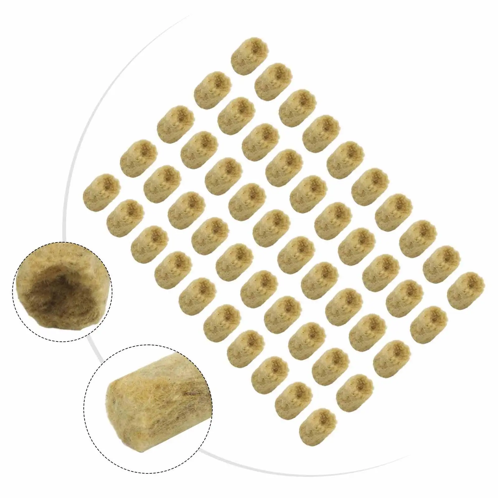 Commercial Cultivation 20*10*4CM Cylindrical Growth Medium Cylindrical Soilless Medium Growth Enhancement 100 Piece Set