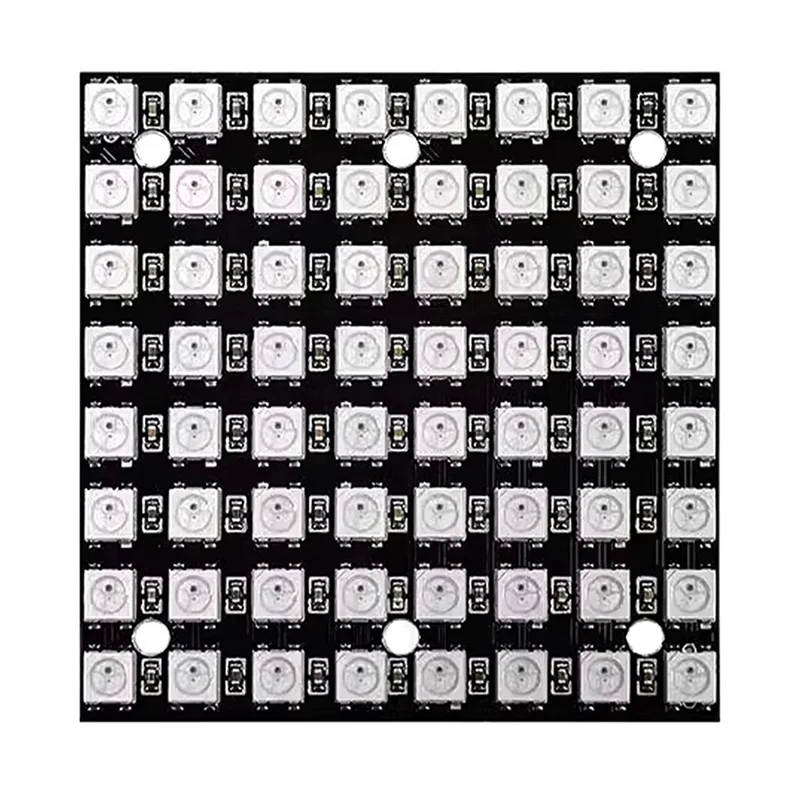 【FLASH DEAL】 3X WS2812 LED 5050 RGB 8X8 LED Matrix WS2812B 8X8 64-Bit Vollfarbe 5050 RGB LED Lampe Panel Licht