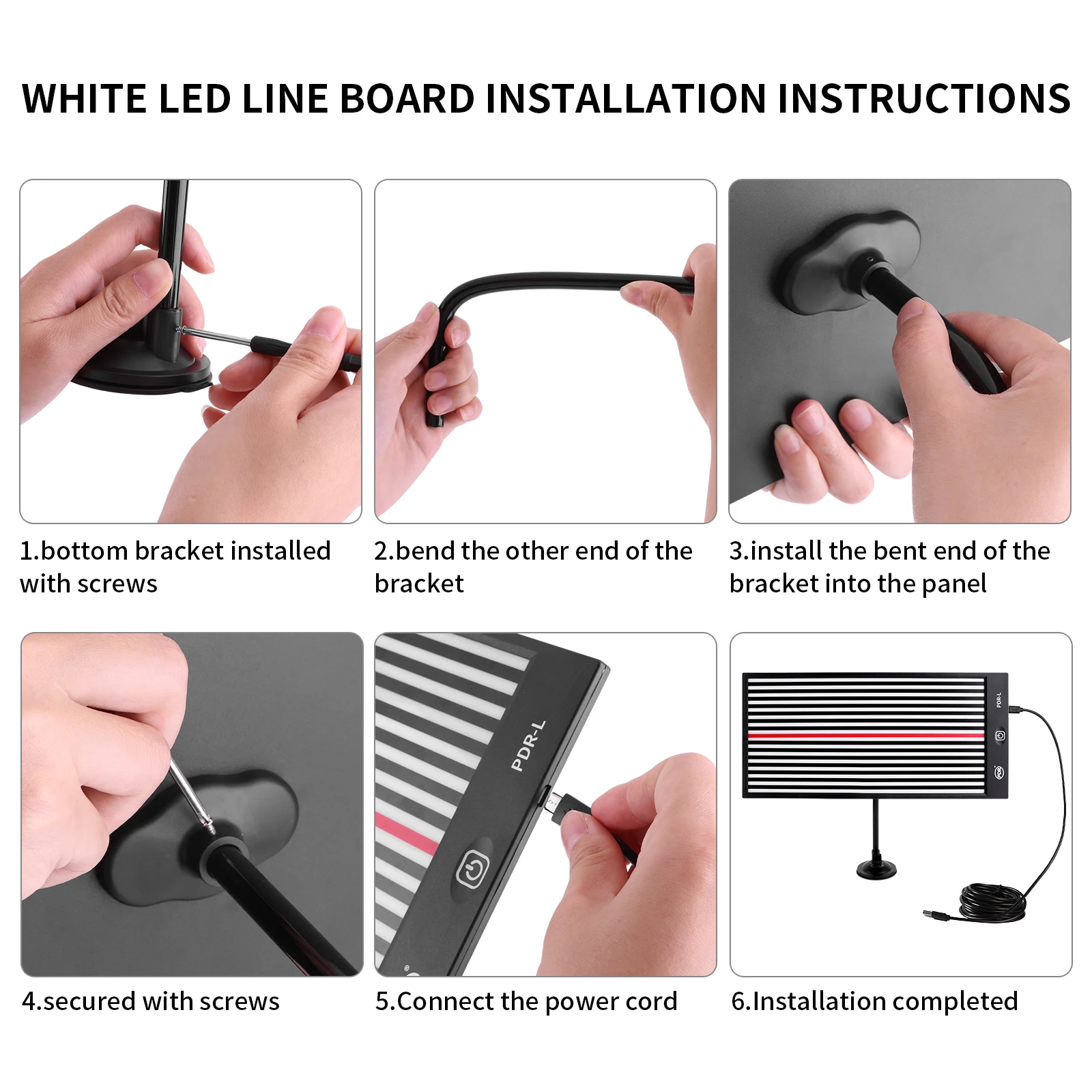 PDR Tools Dent Repair Tools Removal Led Lamp Reflector Light Line Board for Car Dent Removal with 3 Meters Line Uitdeukset