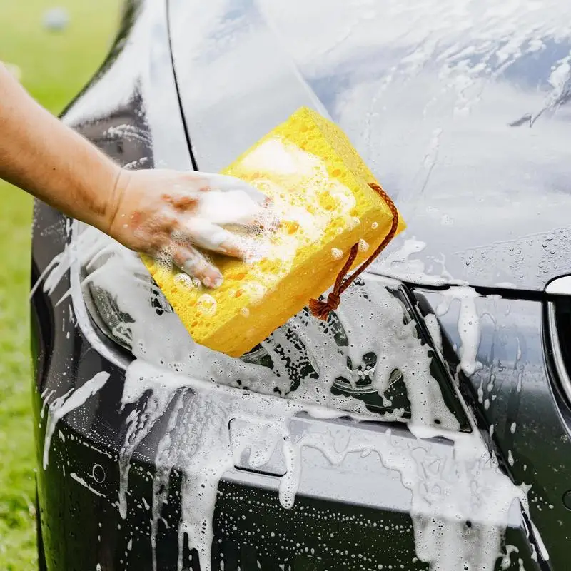 Car Sponges For Washing Non Scratch Large Thickened Car Sponges For Washing Sponge Brush Soft Cleaning Tools Portable Dish