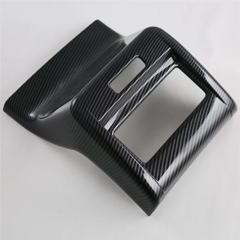 ABGR-Pannello di sfiato uscita aria posteriore Rivestimento per Toyota Camry 2024 2025 Accessori interni Fibra di carbonio