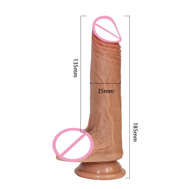 Dildo Artificial Realistic Male Silicone Penis Vibrator for 18 Women Masturbation Vagina Pussies Sex Toys Phallus Masteubator