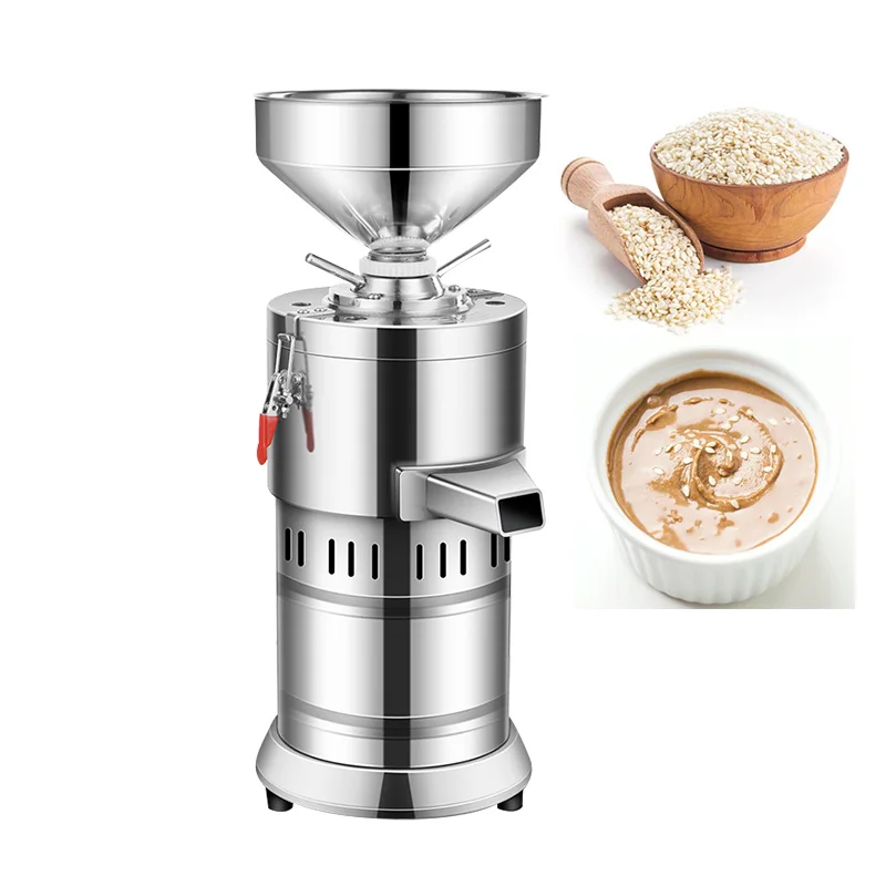 

Small Sesame seed Nut Groundnut paste maker processing grinder mini Peanut butter making machine