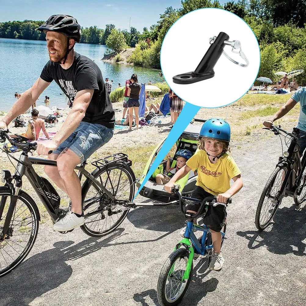 

Bicycle Trailer Hitch Coupler Iron Adapter Bike Connector Attachment Stable Easy Install Compatible Most Bikes Safety Practical