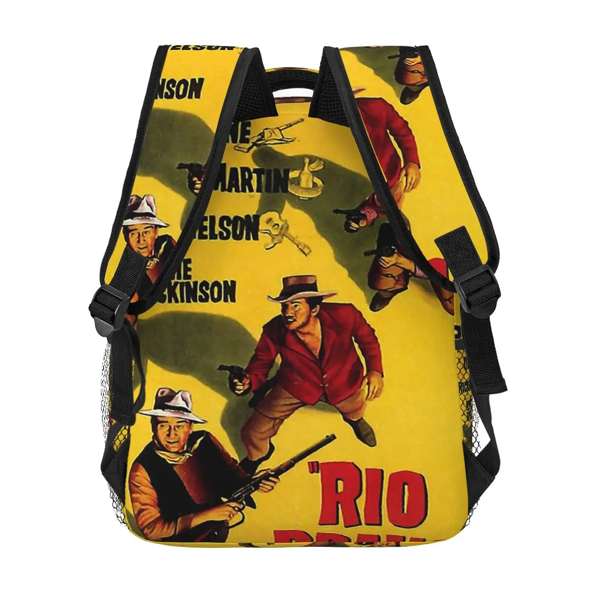 Rio Bravo Movie Poster Merchandise Zaino Vendita calda Zaino Zaino per bambini di grande capacità Borsa da scuola Borse a tracolla per uomo Donna