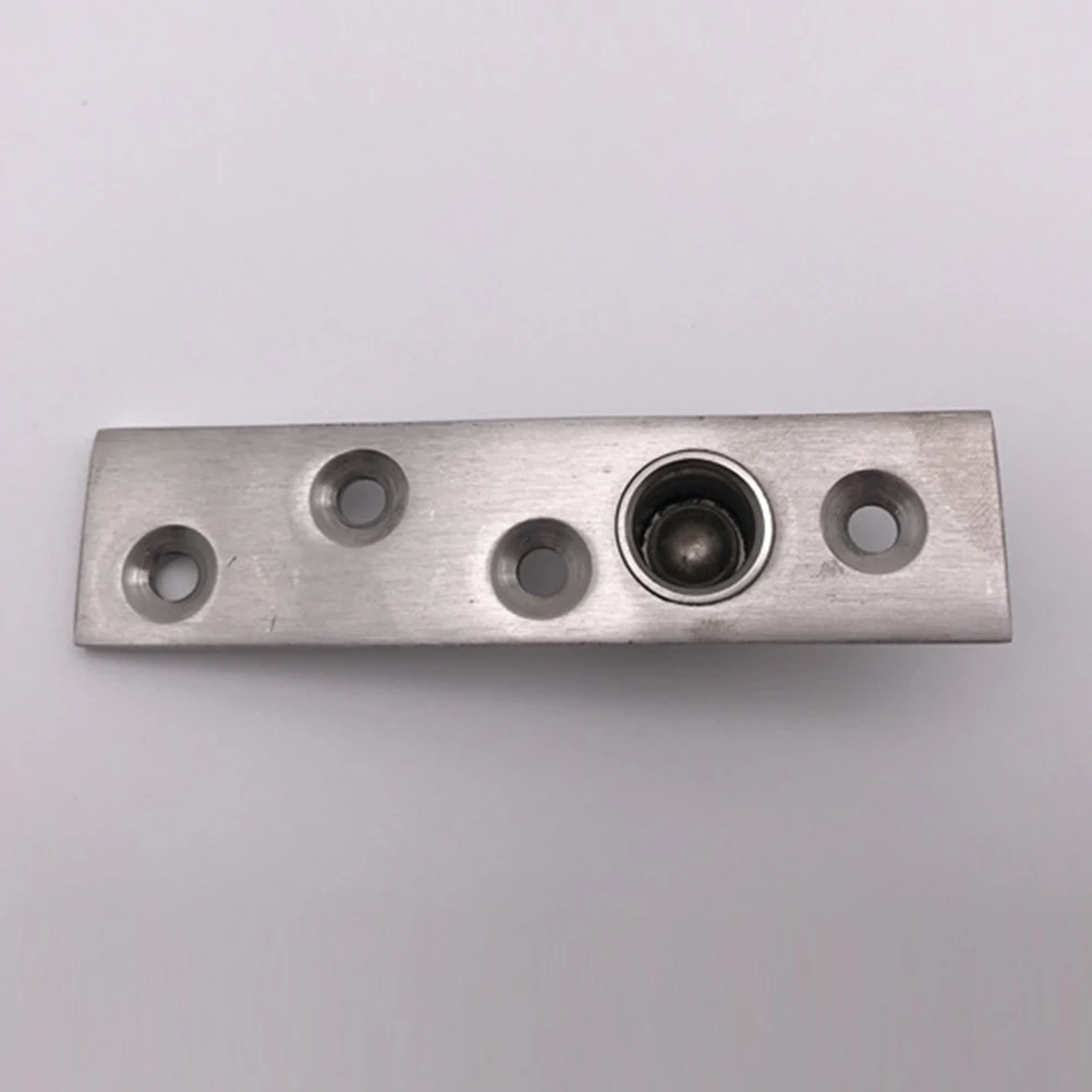 

1Pc 360 Degree Rotating Hinge Stainless Steel Door Pivot Up Down Shaft niture Hinges with Eccentric Shaft Size S (Silver)