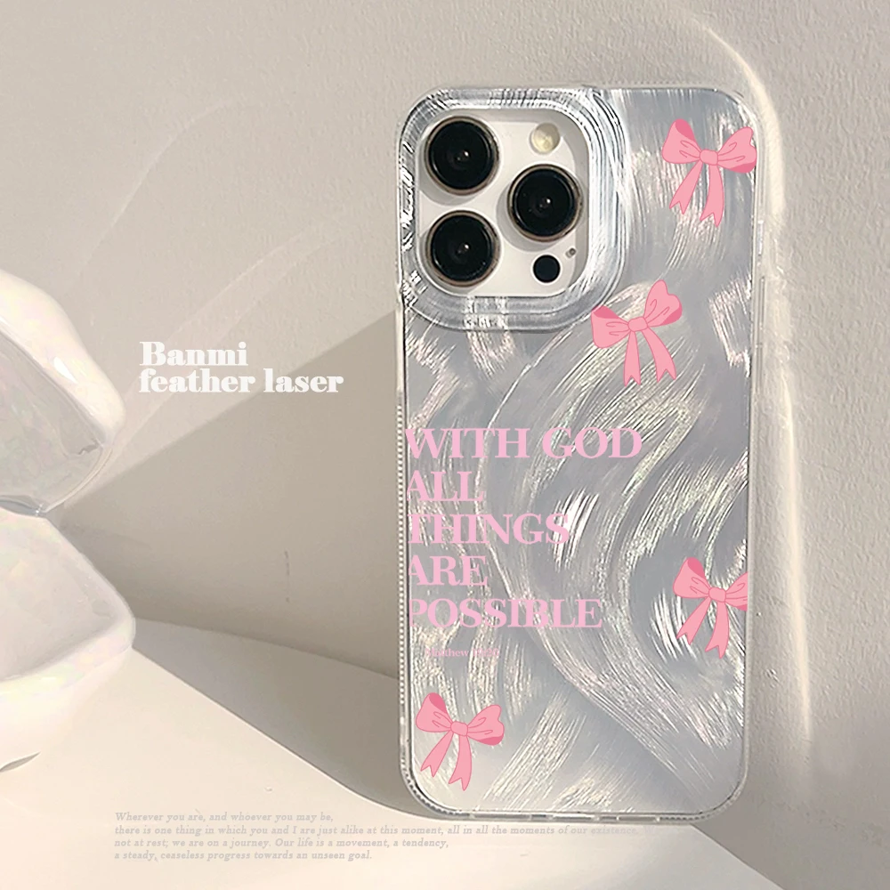 Phone Cases Hard - Custodia per telefono con fiocco in