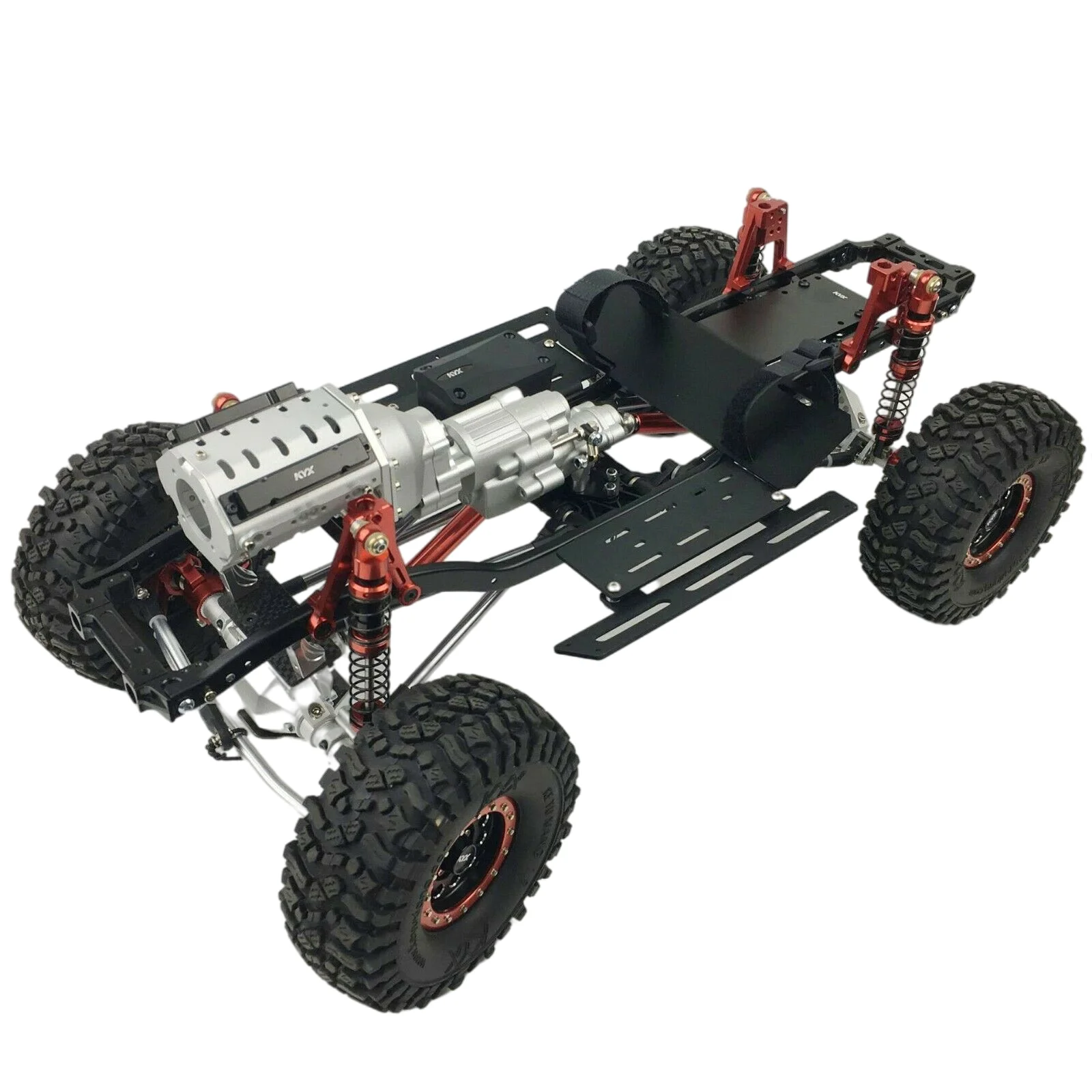 KYX Racing Aluminum Rock Sliders Upgrades Parts Accessories for 1/10 RC Crawler Car Axial SCX10 II 90046 90047