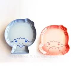 Kawaii Little Twin Star Action Figures Toys Anime Cute Ceramic Vinegar Dish Decoration Couple Style Seasoning Dish Cute Gifts