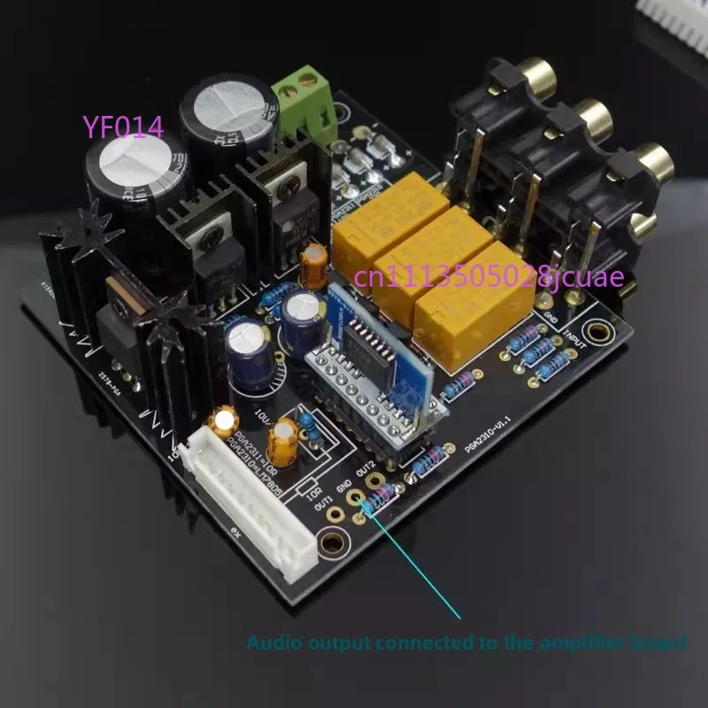 F6 PGA2311 PGA2310 Finished Board HIFI Preamplifier High Precision Volume Step Zero Error