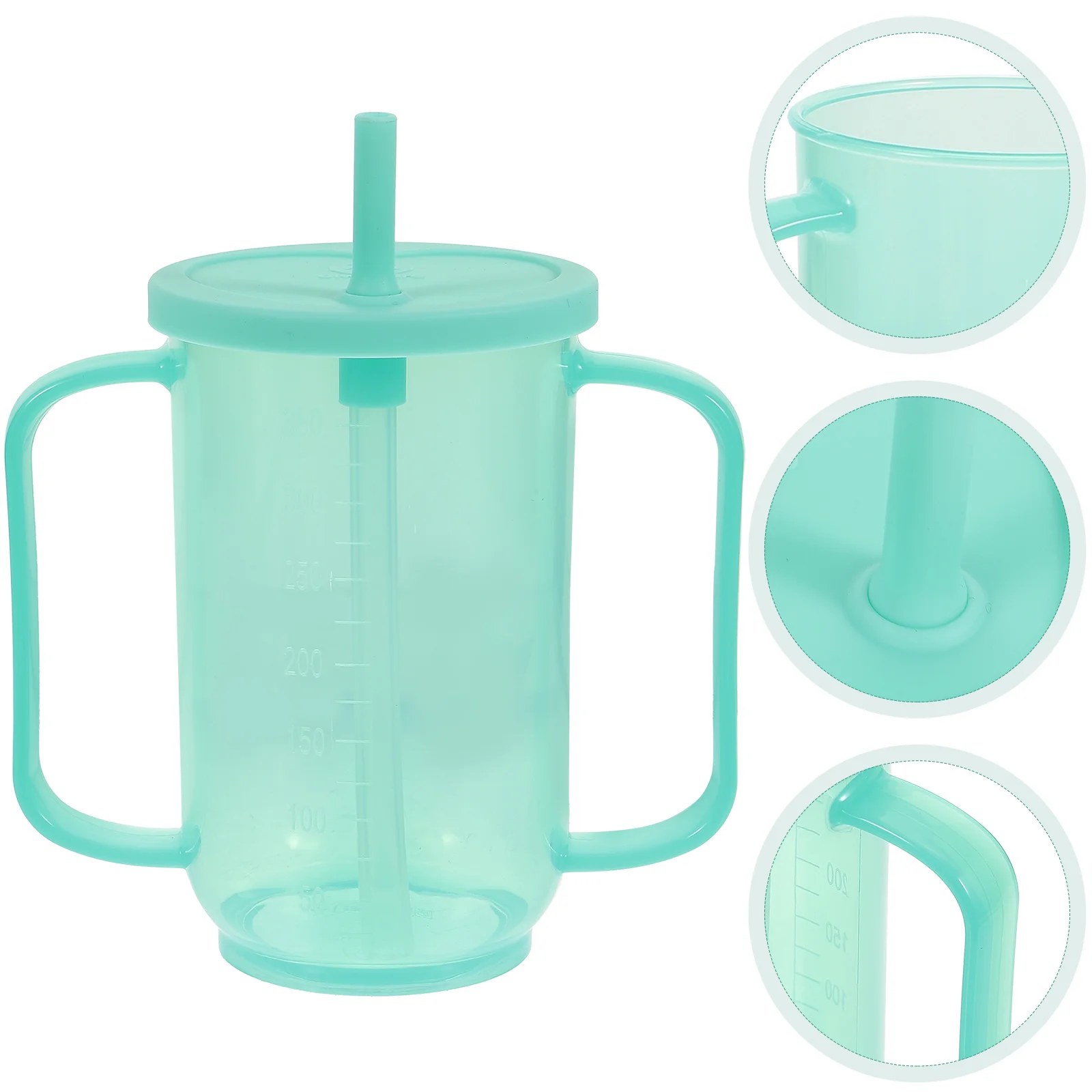 

Nursing Cup Disability Cups for Daily Living Elder Drinking Disabled Plastic Handicap Straw Water