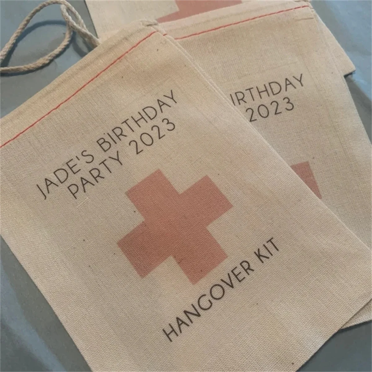 25 PCS Minimal Hangover Kit - Wedding Hangover Kit Bags - Wedding Favor Bags - Wedding Recovery Kit - Survival Kit - In Sickness