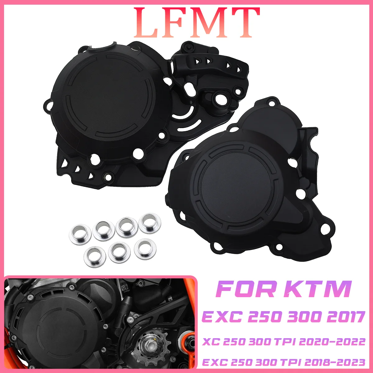 

Motorcycle Clutch Protector Ignition Guard Cover For KTM EXC 250 300 TPI SX XC XC-W For Husqvarna TE250 TE300 TC250 2020-2023