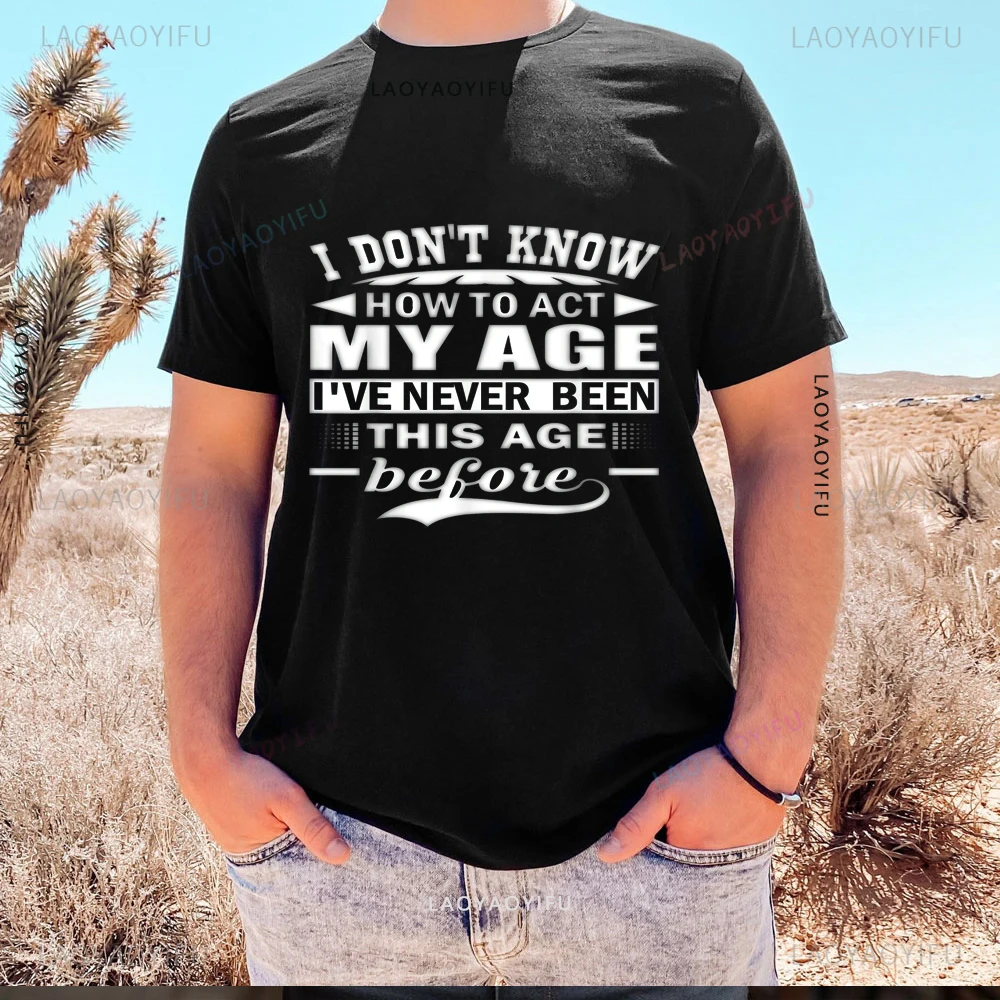 Хлопковая футболка с надписью «Я не знаю, как вести себя», подарок для парня, летняя повседневная мужская футболка, хипстерская футболка в японском стиле для отдыха Хлопковая футболка с надписью «Я не знаю, как вести себя», подарок для парня, летняя повседневная мужская футболка, хипстерская футболка в японском стиле для отдыха