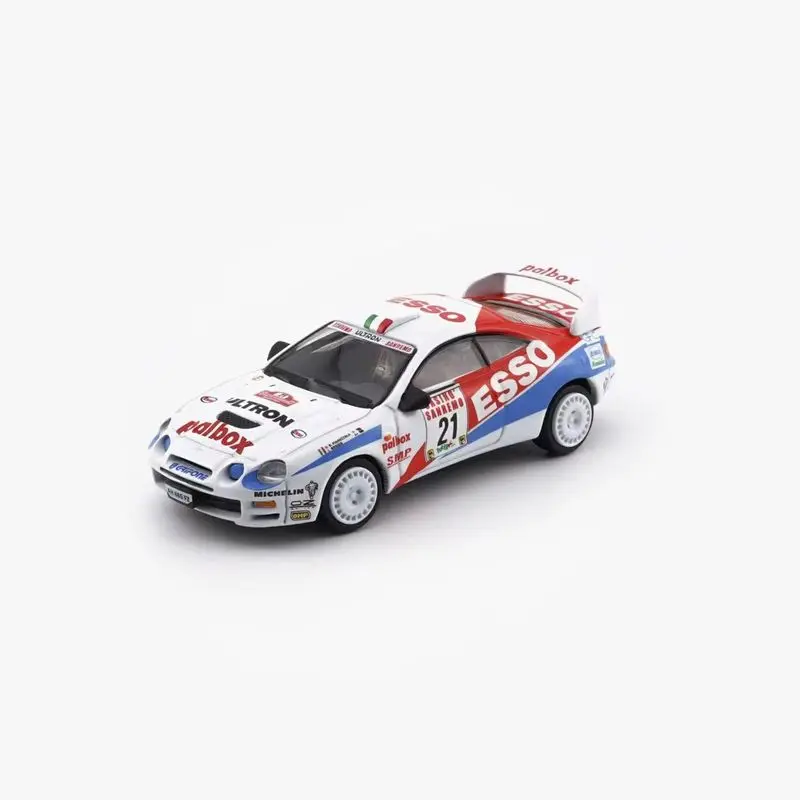 BMC 1:64 تويوتا سيليكا ST205 1996 سانريمو رالي ديتاليا # 21 نموذج ESSO Livery Rally Alloy Diecast لجامعي رياضة السيارات #4