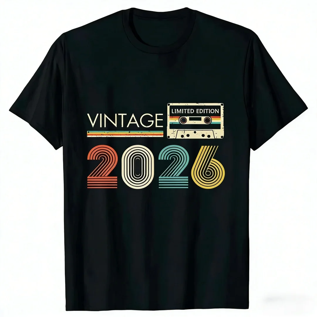 New Vintage1984 1980 1977 1978 1979 1986 1982 1986 1983 1981 1982 1976 Limited Edition Cassette Birthday Gift 1988 T Shirts