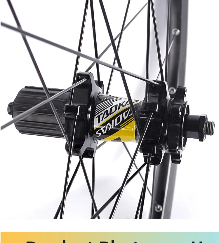 ROCKBAO 26/27,5/29 Zoll Mountainbike-Laufradsatz Sechs-Nagel-Straight-Pull 2/4 Lager 8-11 Gang 24H Aluminiumlegierung MTB Fahrradlaufrad – Detail 7