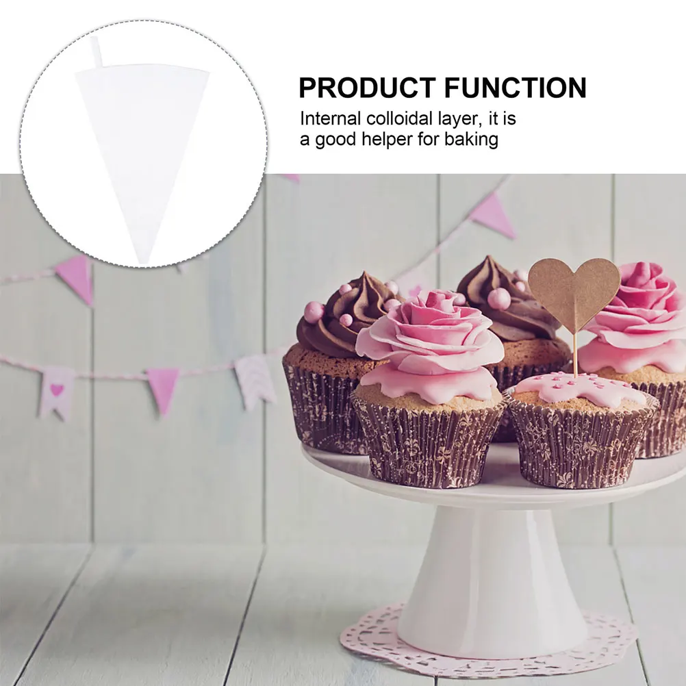

1pc Cotton Reusable Piping Bags For Cake Decorating Diy Baking Tools Pastry Bags Cookie Decorating Bag Cake Icing Piping Bag