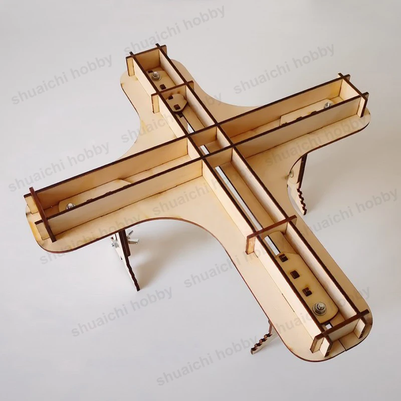 1Set Aircraft Model Assembly Bracket Laminated Board Stand Support Simulation Airplane DIY Tools with Scale for Painting Display