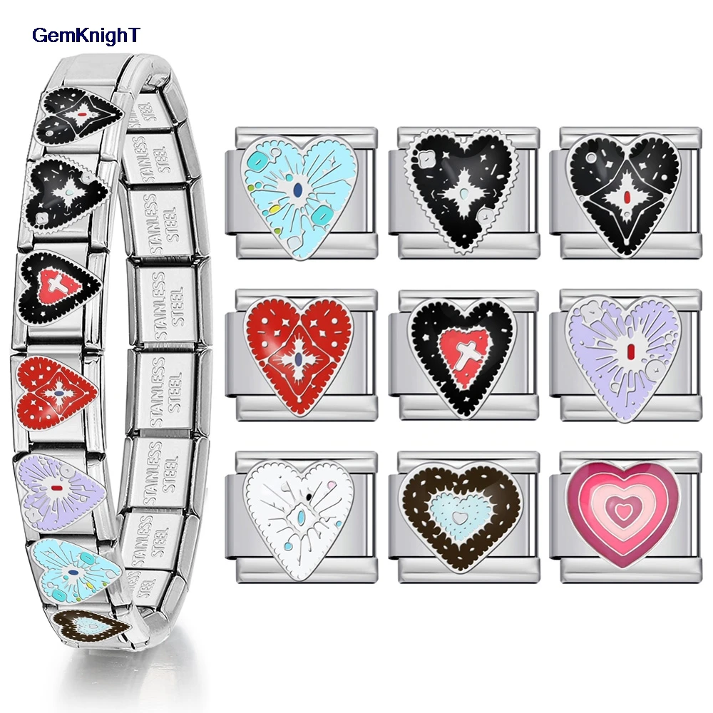 1-шт-эластичный-шарм-серебряный-цвет-сердце-любовь-итальянская-звено-из-нержавеющей-стали-подходит-для-браслетов-9-мм-изготовление-ювелирных-изделий-для-пары-своими-руками-аксессуары