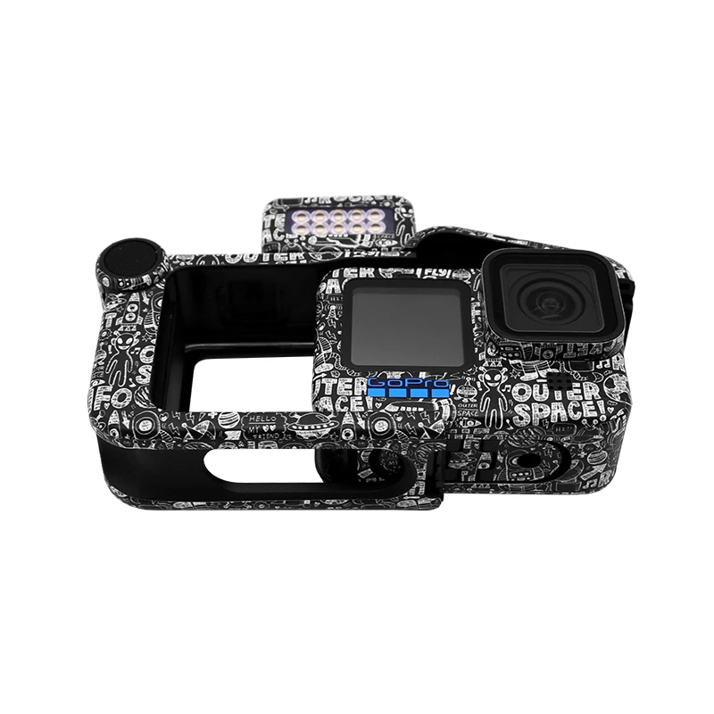 Pegatinas para cámara de deportes de acción GoPro Hero 10/11/12, película protectora impermeable antiarañazos, Kit de accesorios de reacondicionamiento de personalidad