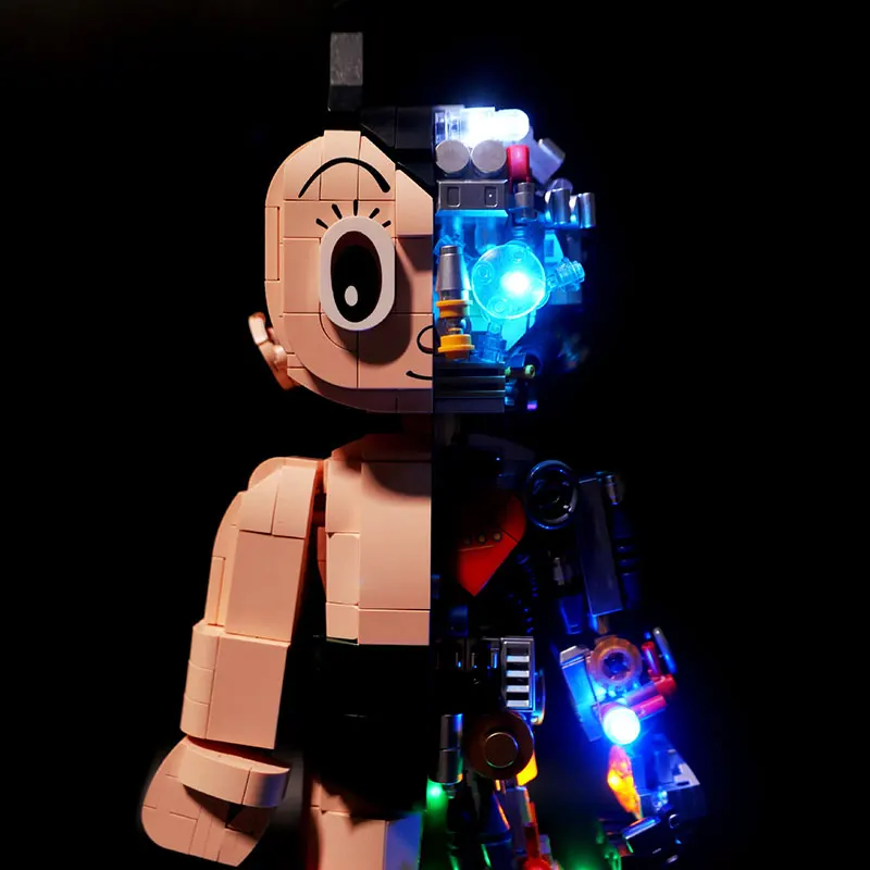 Kit d'éclairage LED pour LEGO 86203 Astro Boy, idées mécaniques claires, cadeau de bricolage (blocs de construction non inclus, Kits de briques, ensembles de modèles)