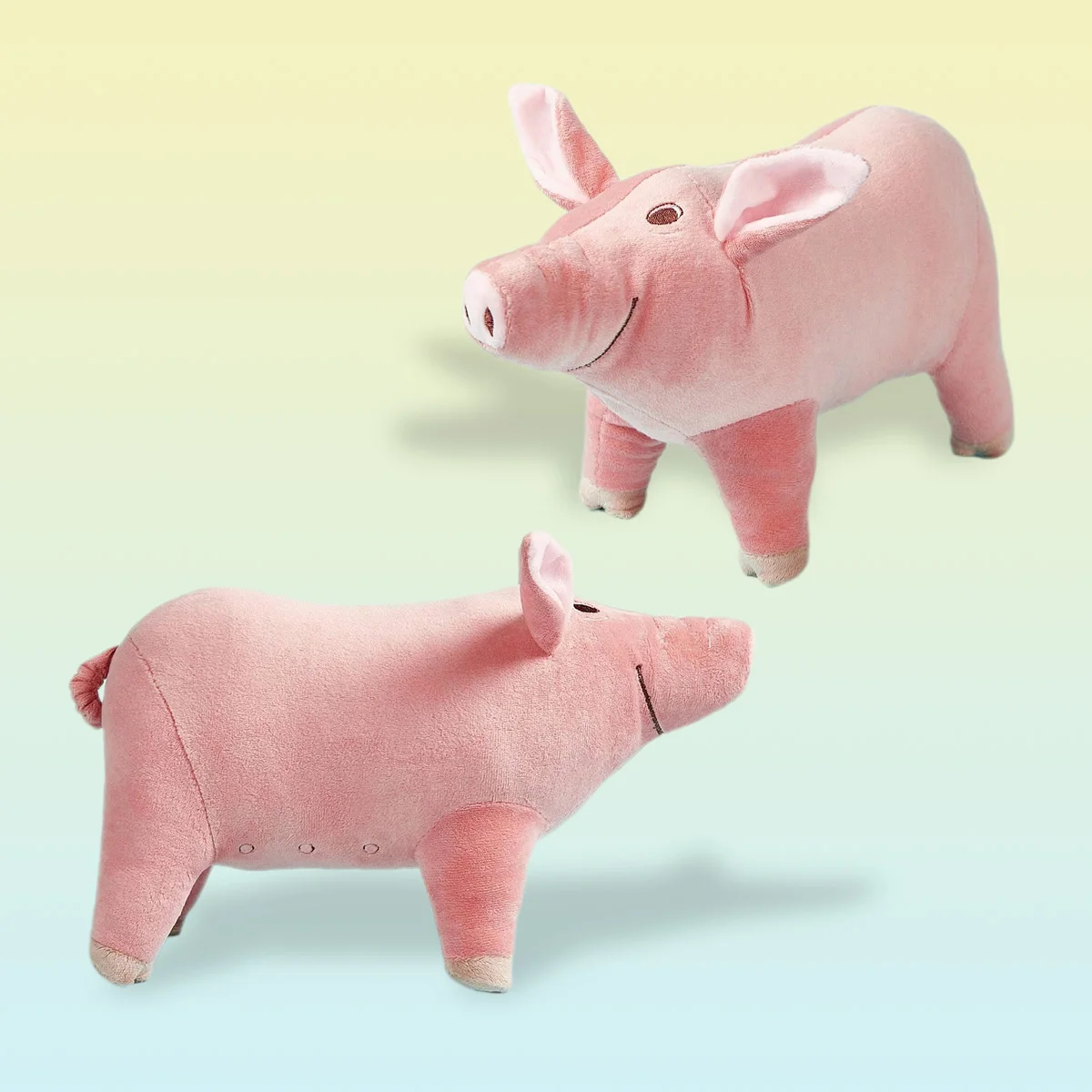 Niedliches Plüschtier in Cartoon-Schwein-Form, interaktive Hunde, Zähneknirschen, Plüschtier zur Reduzierung von Ängsten und Reinigung der Zähne, Haustierspielzeug für Hunde