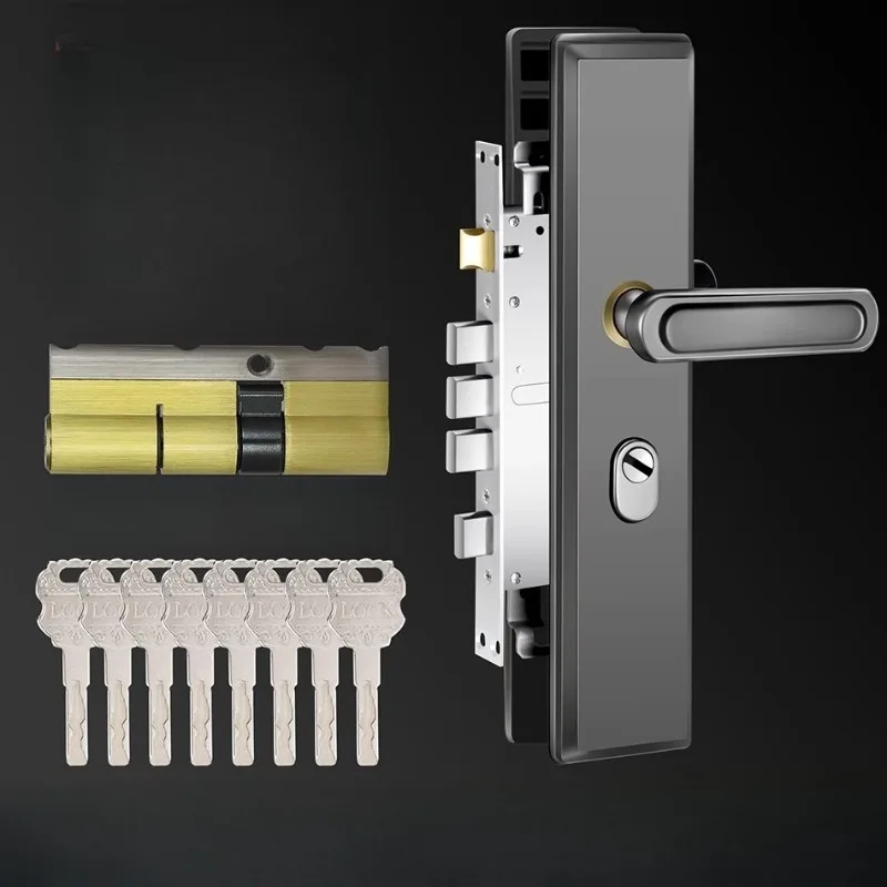 

Anti-theft set Class C household general-purpose stainless steel wooden large mechanical