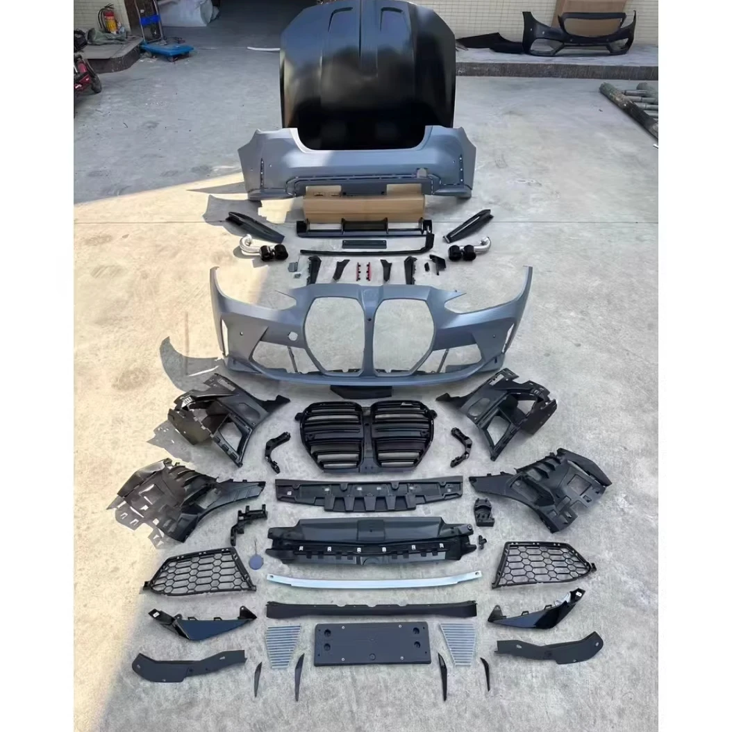 High Quality Front and Rear M4 Bumper BodyKit for BMW 4 Series G26 Modified PP Plastic Material for Four Door Model