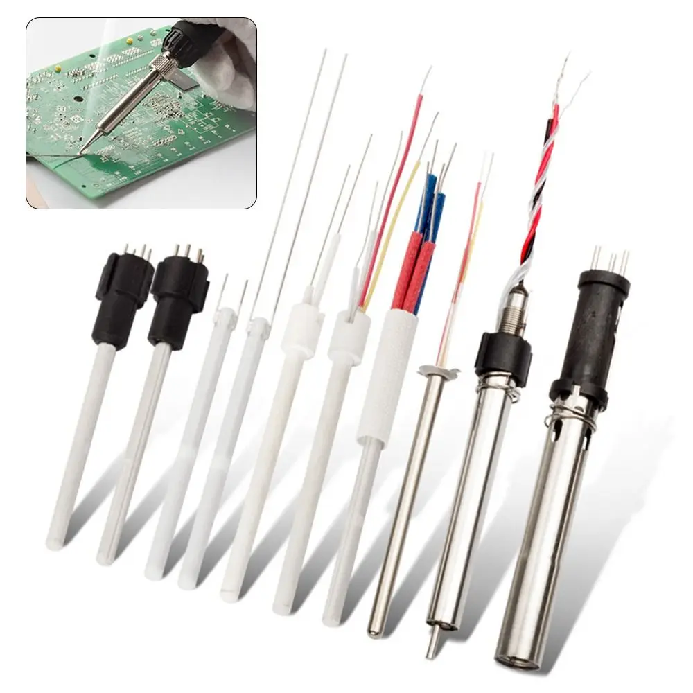 203H205H150W Welding Equipment Solder Iron Station Ceramic Heater Core 4-wire Adapter Heating Element Soldering Iron