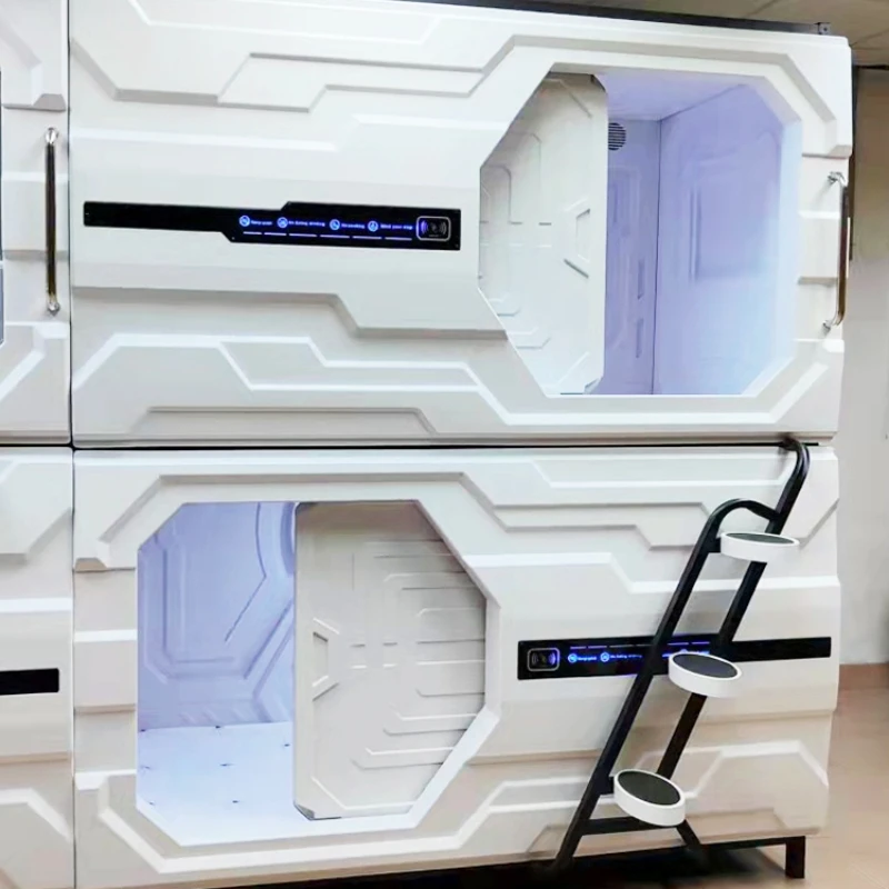 

Modern E-Sports Space Capsule Bed Single Space Capsule Sleeping Bed Apartment Japanese Capsule Room Homestay Hotel Double Layer