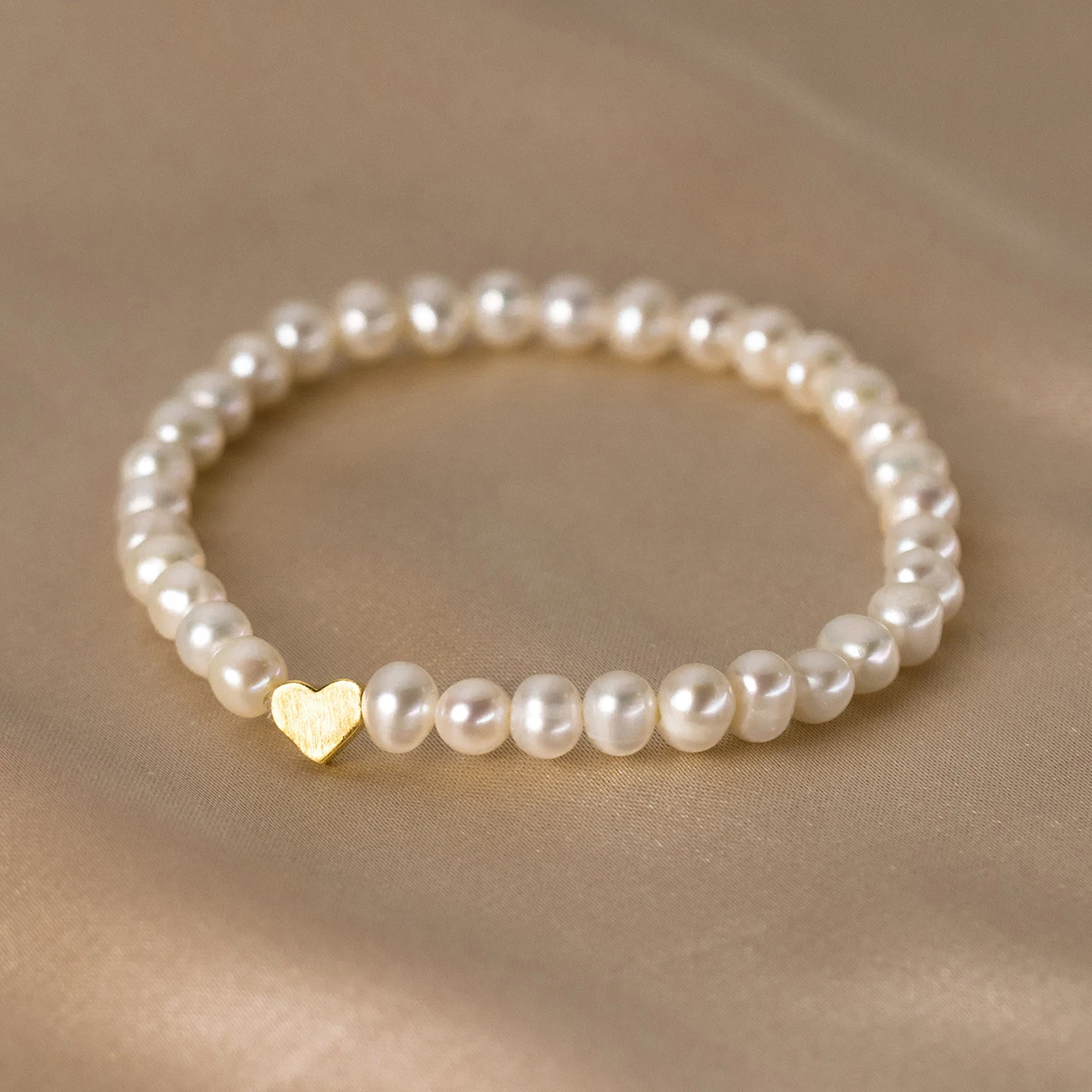 MODIAN 925 Sterling Silver Elegant Irregular Pearl Adjustable Bracelet Classic Heart Exquisite Bracelets For Women Jewelry Gifts