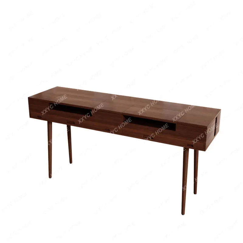

LL Dressing Manicure Table Japanese Solid Wood Storage Modern Nail Tables Simple Nail Artist Salon Furniture Nail Desk