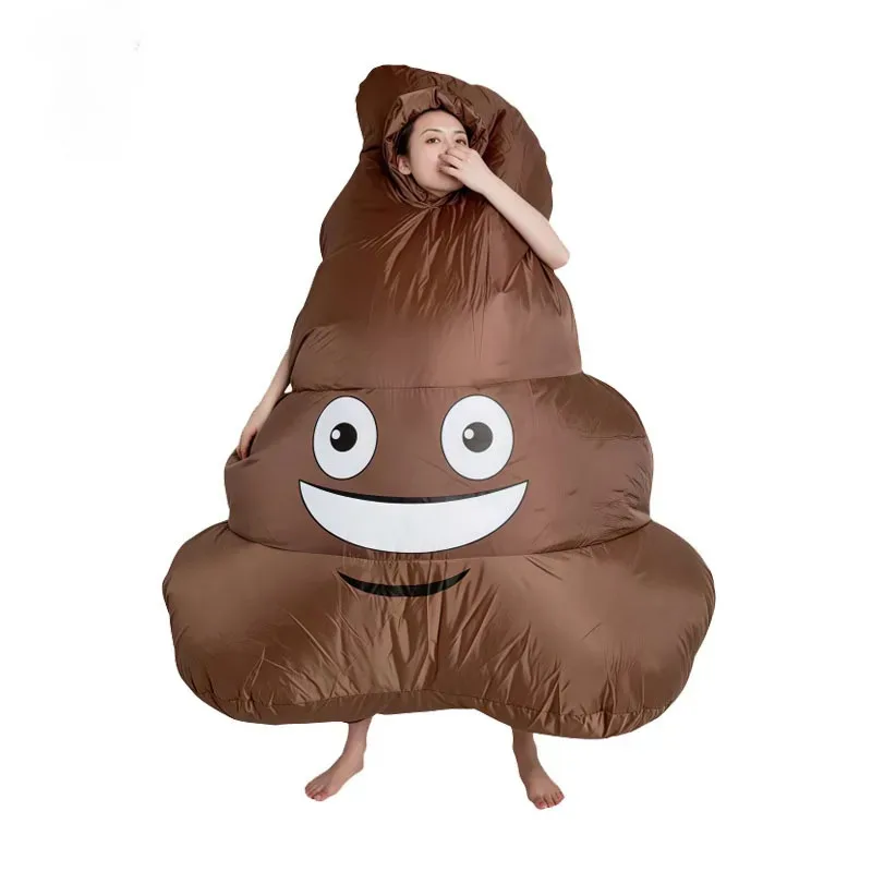 

Adult Fun Inflatable Clothing Cartoon Party Props Mischief Gifts Big Shit Clothes