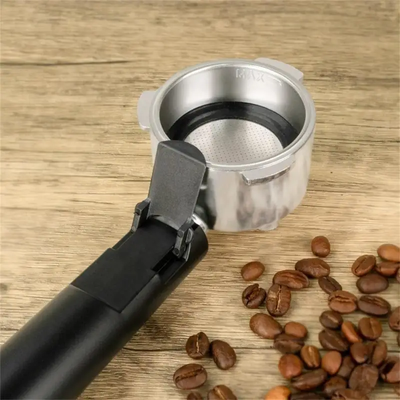 918D Efficient 51mm Espresso Machine Handle 3 Ear Coffee Filter Basket with Bottom