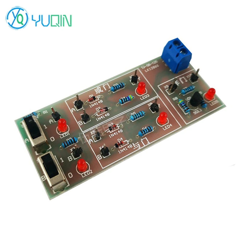 Discrete Component Gate Circuit Welding DIY Kit NAND Gate Logic Digital Electronic Technology Teaching and Training