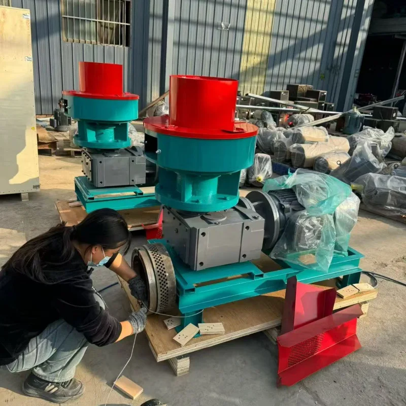 

Customized for Sea Shipping Ring Die Wood Sawdust Pellet Machine Herbal Residue Combustion Pelletizer Biomass Pellet Equipment f
