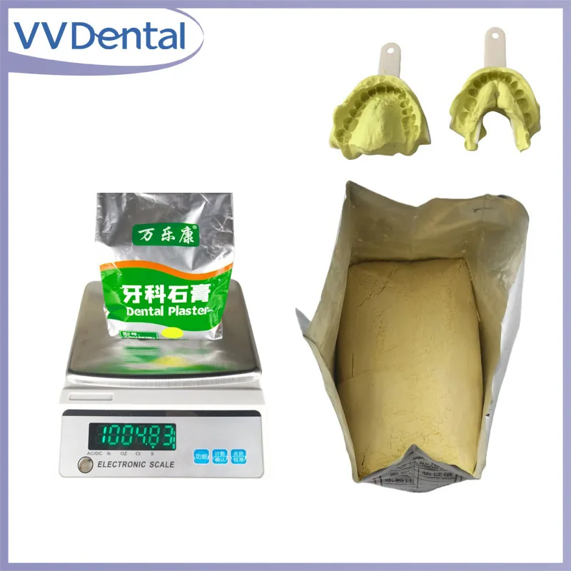 VVDental Dental Super Hard Plaster Type 4 Casting Crown Dental Specific Gypsum Powder Dental Model All Ceramic Mold Powder