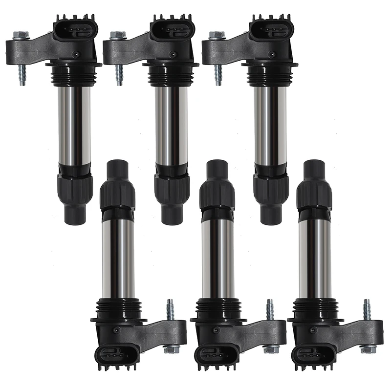 6Pcs 12632479 Ignition Coils For Cadillac CTS ATS XTS Chevrolet Camaro Captiva Buick LaCrosse Enclave GMC Acadia Canyon 12618542