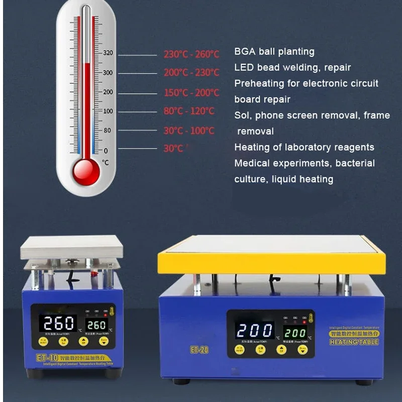 Mobile Phone Repair Intelligent CNC Constant Temperature Heating Table Repair Mobile Dismantling Frame Dismantling Screen Heater