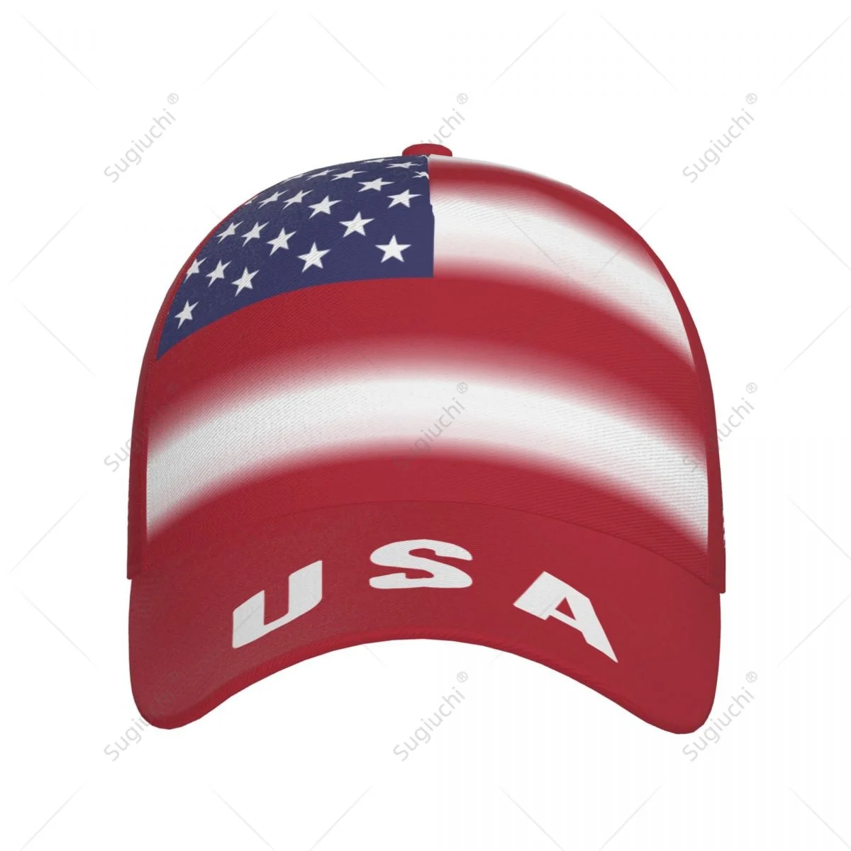 Unisex Baseball Cap Hat United States Flag Gradient Color 3D Printing for Tennis Outdoor Bike Bicycle Golf Baseball Sports Fans